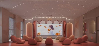 现代儿童影音室3D模型下载